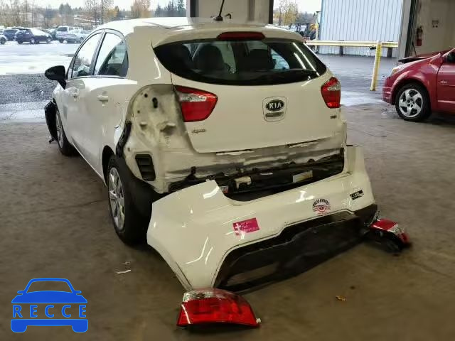 2012 KIA RIO LX KNADM5A35C6032923 image 2