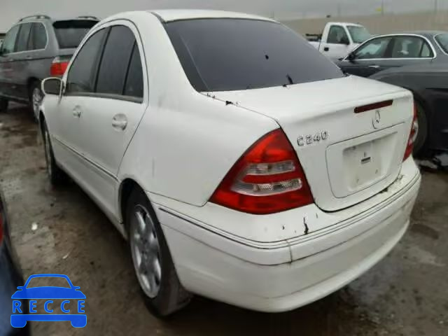 2003 MERCEDES-BENZ C240 WDBRF61J03F414590 зображення 2