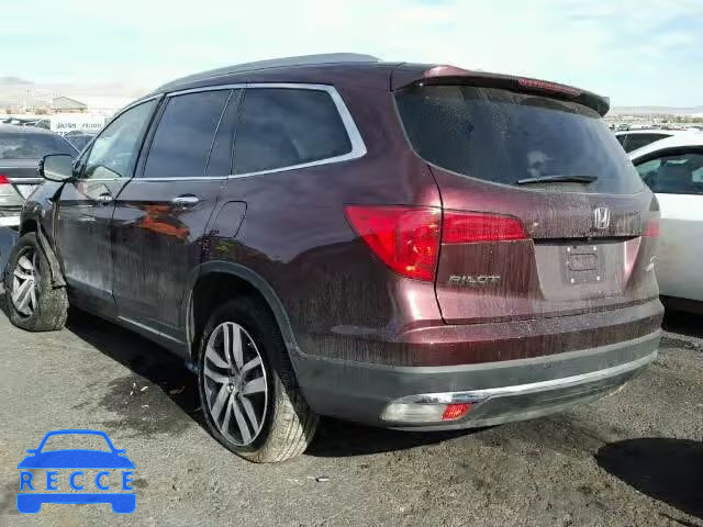 2016 HONDA PILOT TOUR 5FNYF6H93GB086827 image 2