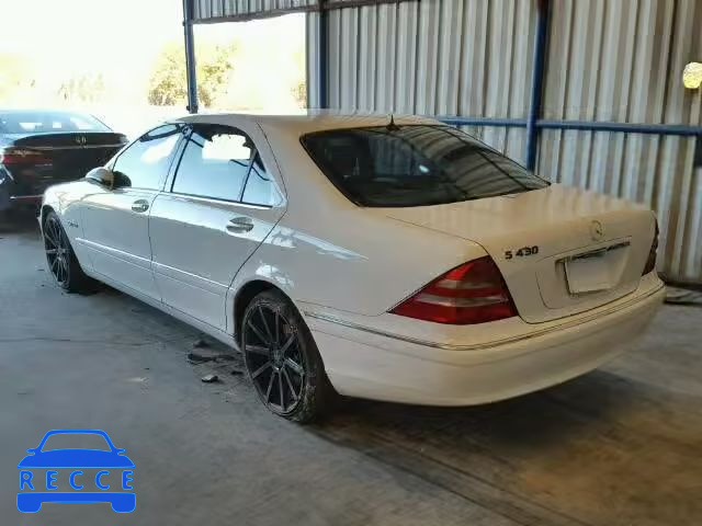 2000 MERCEDES-BENZ S430 WDBNG70J9YA065744 зображення 2