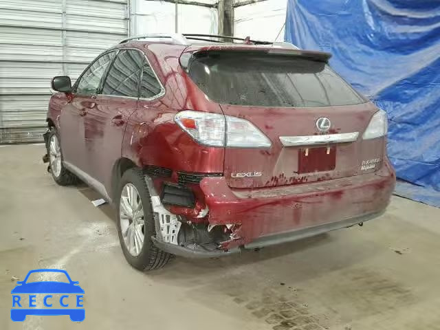 2010 LEXUS RX 450H JTJBC1BAXA2032095 image 2