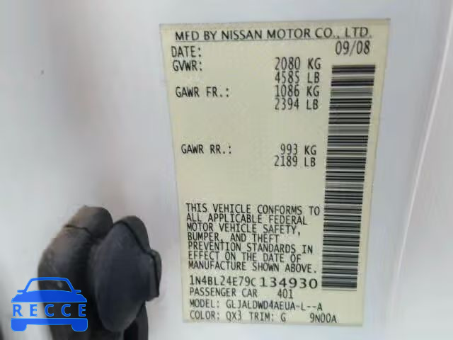 2009 NISSAN ALTIMA 3.5 1N4BL24E79C134930 image 8