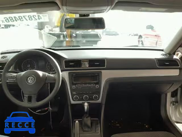2012 VOLKSWAGEN PASSAT S 1VWAH7A32CC105086 image 9
