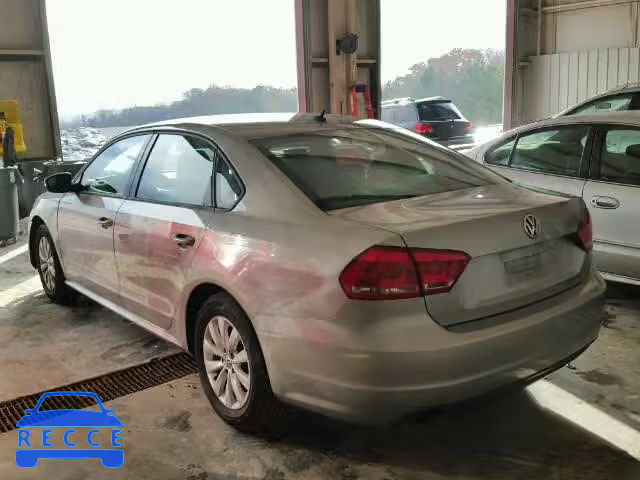 2012 VOLKSWAGEN PASSAT S 1VWAH7A32CC105086 image 2