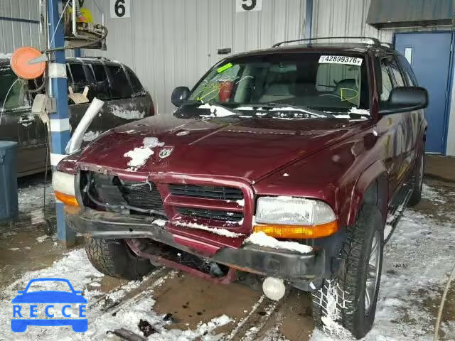 2002 DODGE DURANGO R/ 1B4HS78Z92F199491 Bild 1