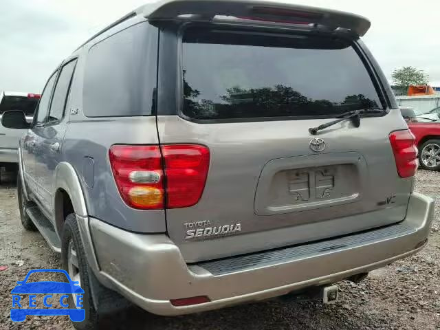 2001 TOYOTA SEQUOIA SR 5TDZT34A41S020401 image 2
