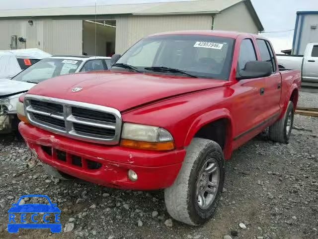 2003 DODGE DAKOTA QUA 1D7HG48N43S122560 зображення 1