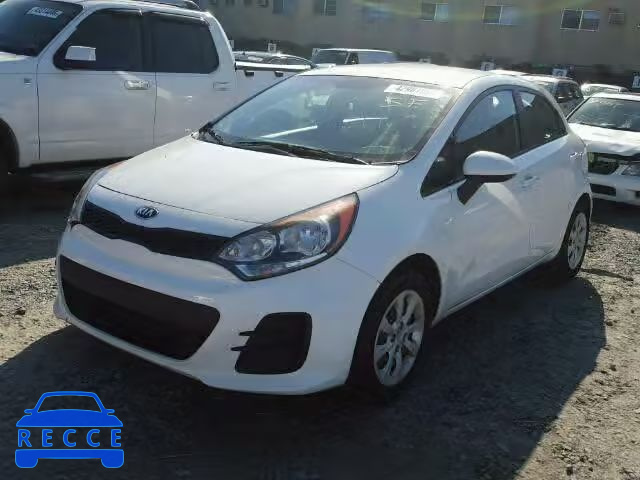 2016 KIA RIO LX KNADM5A32G6579296 image 1