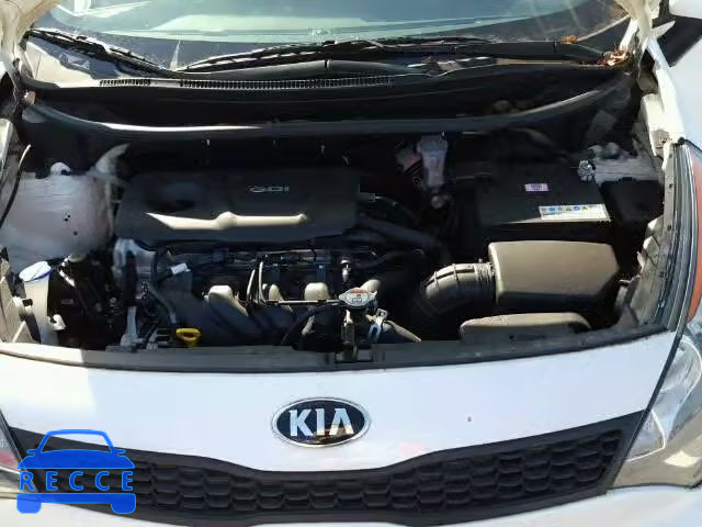 2016 KIA RIO LX KNADM5A32G6579296 image 6
