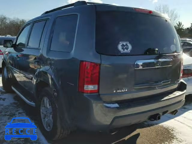2009 HONDA PILOT EXL 5FNYF485X9B004158 image 2