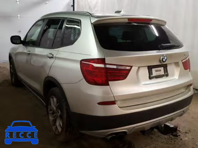 2011 BMW X3 XDRIVE3 5UXWX7C57BL732941 зображення 2