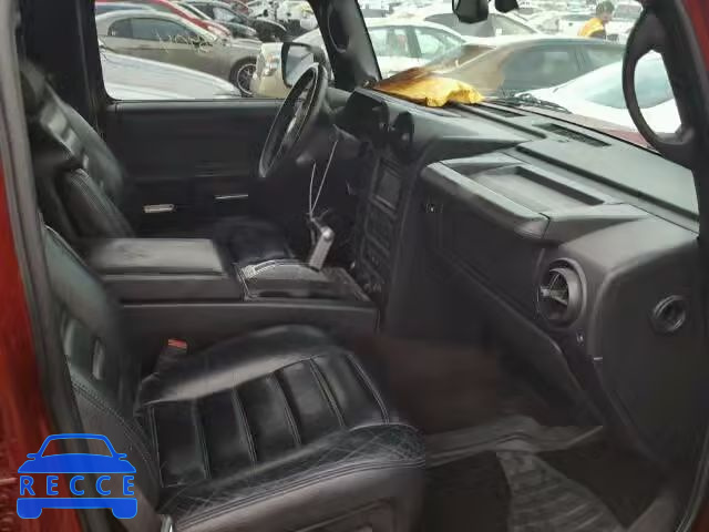 2005 HUMMER H2 5GRGN23U25H113515 зображення 4