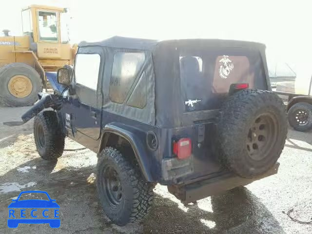 2004 JEEP WRANGLER S 1J4FA29164P739430 image 2