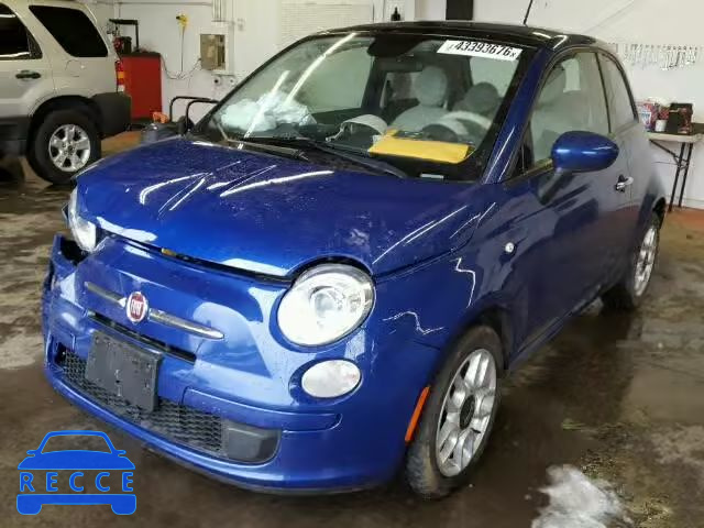 2014 FIAT 500 POP 3C3CFFAR6ET229468 image 1