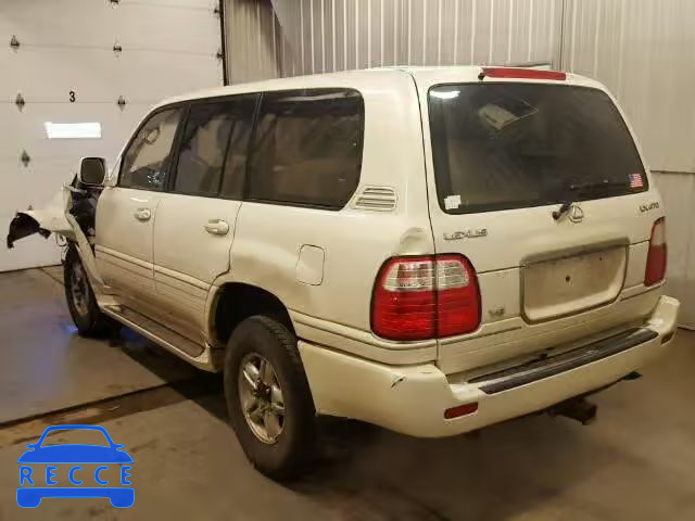 1999 LEXUS LX 470 JT6HT00W9X0043820 image 2