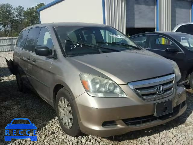 2005 HONDA ODYSSEY LX 5FNRL38255B086274 image 0
