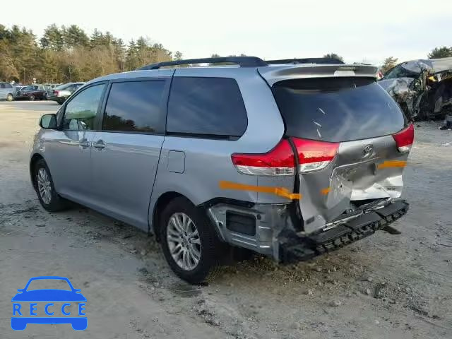 2014 TOYOTA SIENNA XLE 5TDYK3DC6ES466135 image 2