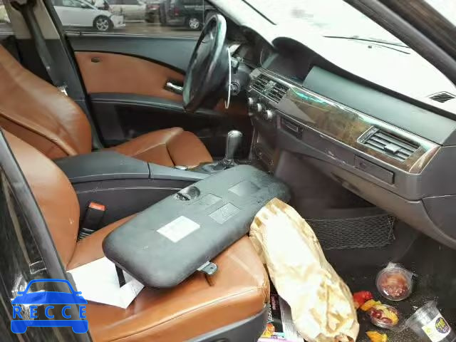 2005 BMW 530I WBANA73565B818280 image 4