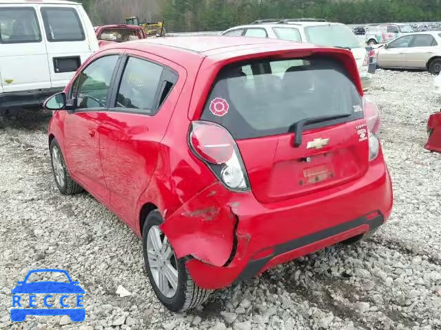 2014 CHEVROLET SPARK 1LT KL8CD6S96EC548650 зображення 2