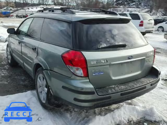 2009 SUBARU OUTBACK 2. 4S4BP61C497331454 image 2
