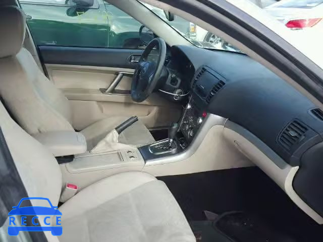 2009 SUBARU OUTBACK 2. 4S4BP61C497331454 image 4