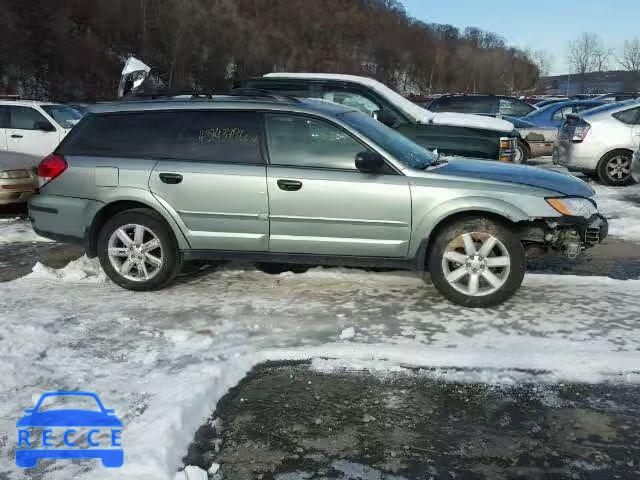 2009 SUBARU OUTBACK 2. 4S4BP61C497331454 image 8