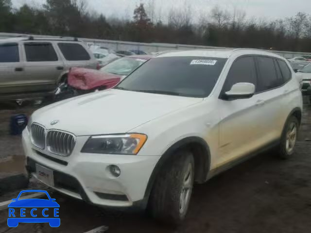 2012 BMW X3 XDRIVE2 5UXWX5C57CL729155 image 1