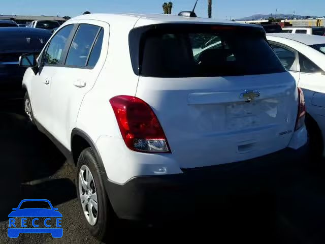 2016 CHEVROLET TRAX LS KL7CJKSB9GB675880 image 2