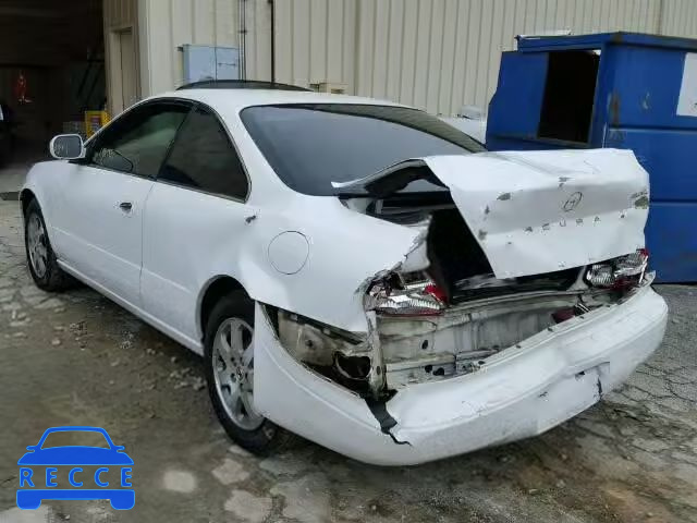 2001 ACURA 3.2 CL 19UYA42451A011094 image 2