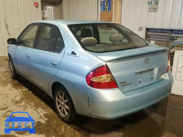 2002 TOYOTA PRIUS JT2BK18U020042289 image 2