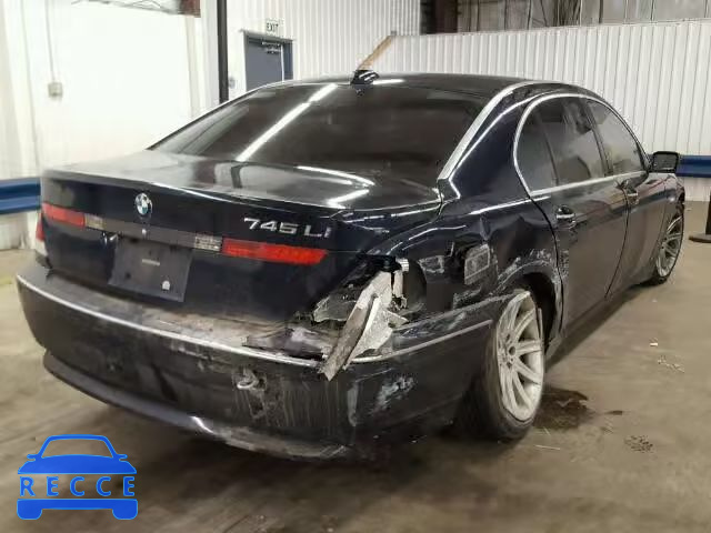 2005 BMW 745LI WBAGN63535DS57533 зображення 3