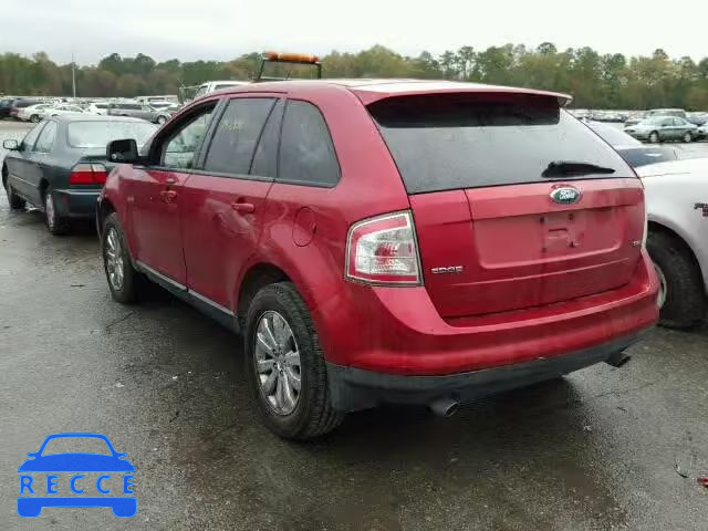 2007 FORD EDGE SEL 2FMDK38C17BB28358 зображення 2