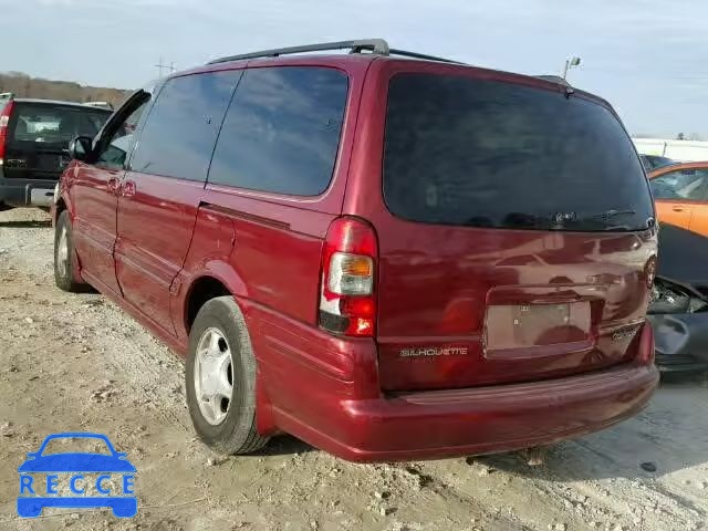1999 OLDSMOBILE SILHOUETTE 1GHDX03EXXD259919 image 2