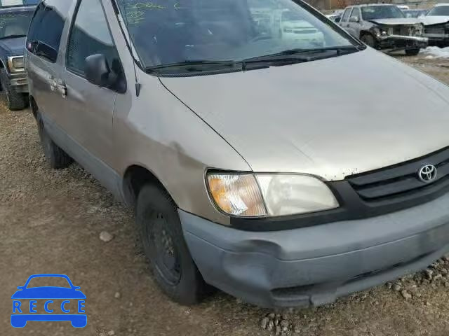 2001 TOYOTA SIENNA CE 4T3ZF19C01U321154 image 9