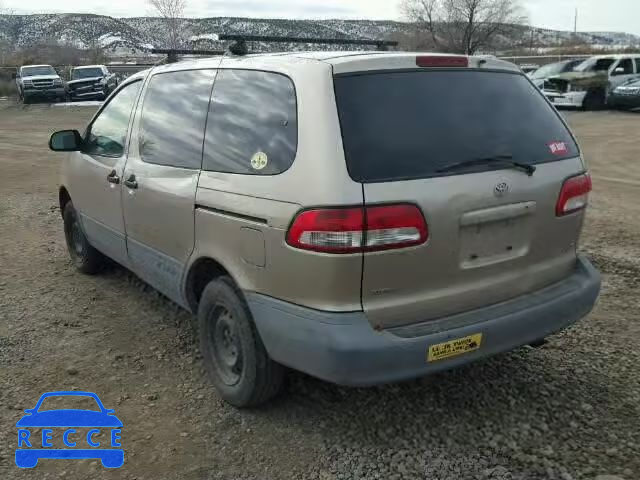 2001 TOYOTA SIENNA CE 4T3ZF19C01U321154 image 2