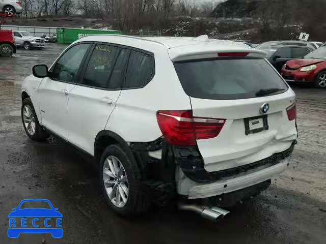 2014 BMW X3 XDRIVE2 5UXWX9C5XE0D37074 зображення 2