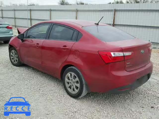 2015 KIA RIO LX KNADM4A35F6470355 image 2