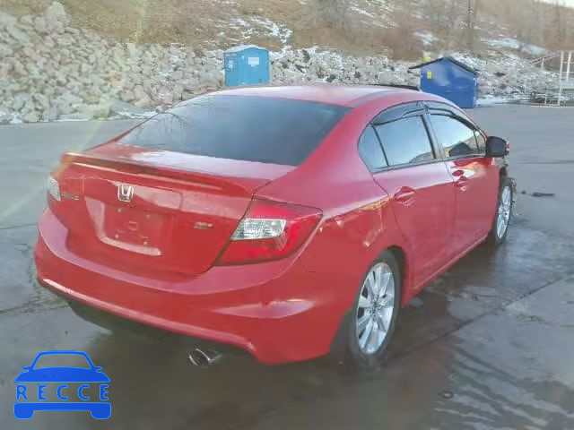 2012 HONDA CIVIC SI 2HGFB6E54CH703789 зображення 3