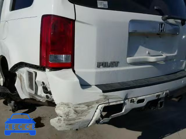 2009 HONDA PILOT EXL 5FNYF38559B027356 image 9