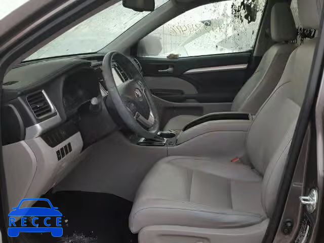 2014 TOYOTA HIGHLANDER 5TDJKRFH7ES056487 зображення 4