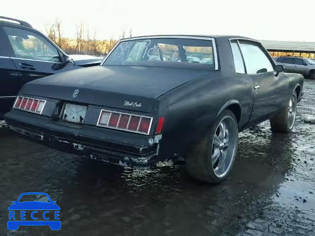 1978 CHEVROLET MONTECARLO 1Z37U8K444784 зображення 3