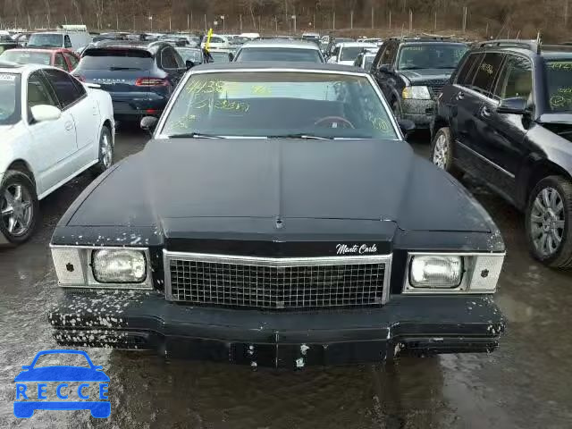 1978 CHEVROLET MONTECARLO 1Z37U8K444784 зображення 8