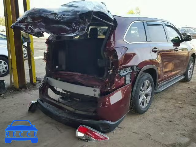 2014 TOYOTA HIGHLANDER 5TDKKRFHXES009605 image 3