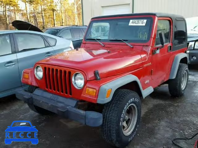 1998 JEEP WRANGLER S 1J4FY29P7WP765635 image 1