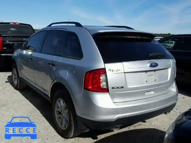 2013 FORD EDGE SE 2FMDK3GC3DBE25550 зображення 2