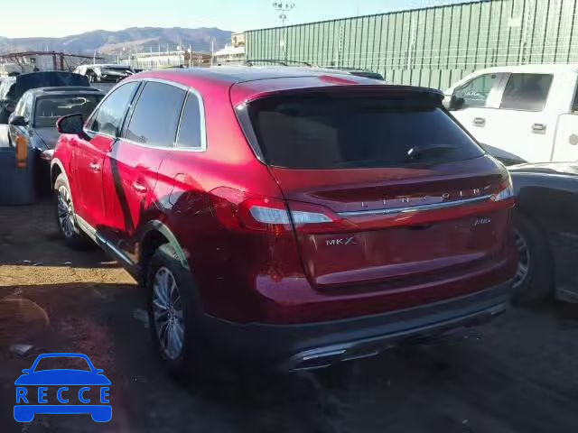 2016 LINCOLN MKX SELECT 2LMTJ8KR9GBL42477 image 2