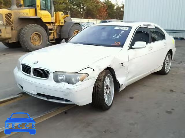 2003 BMW 745I WBAGL63433DP63129 зображення 1