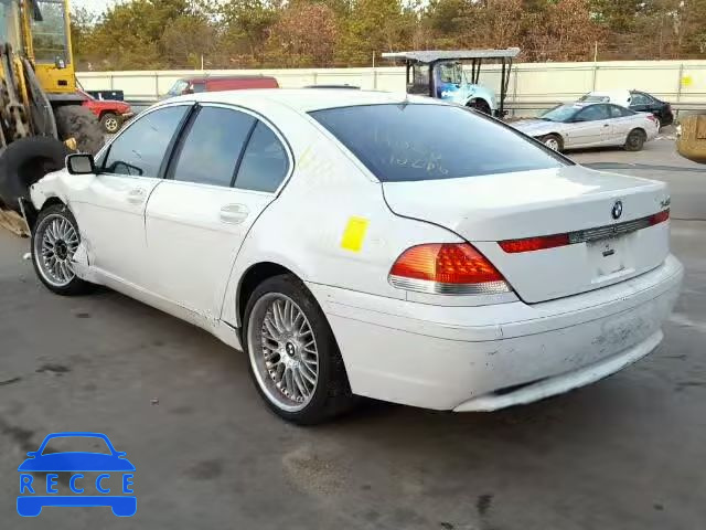 2003 BMW 745I WBAGL63433DP63129 зображення 2