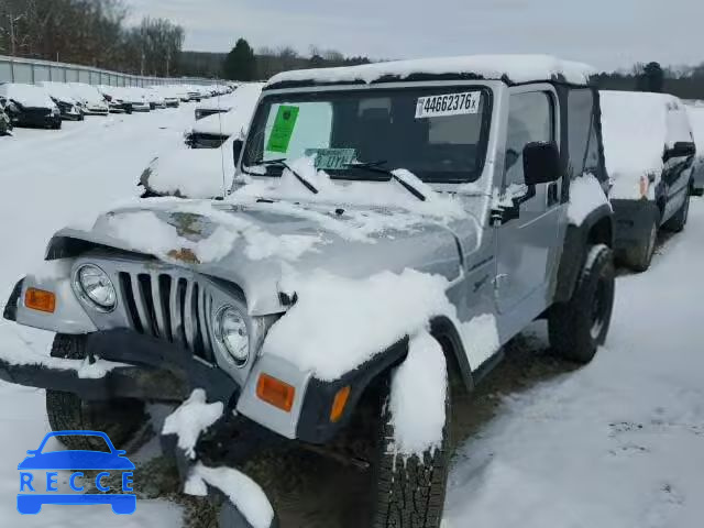 2002 JEEP WRANGLER S 1J4FA49S22P733593 image 1