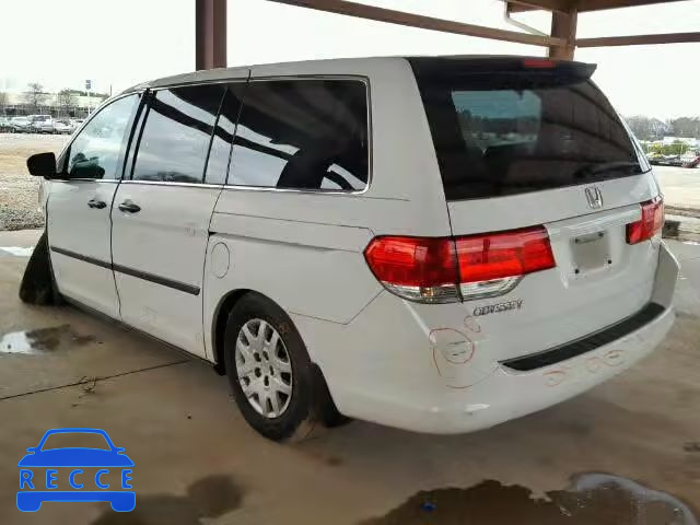 2008 HONDA ODYSSEY LX 5FNRL38238B003817 image 2